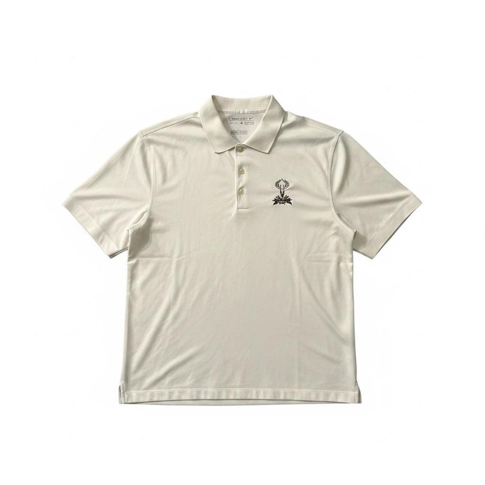 Nike Golf Dri-Fit Polo, Tobacco Road logo. See small mark,pictured. Large, White